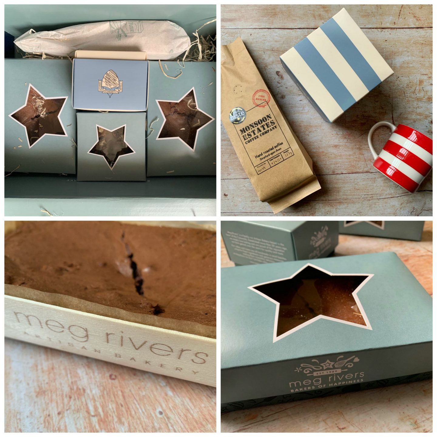 Meg Rivers coffee and cake hamper