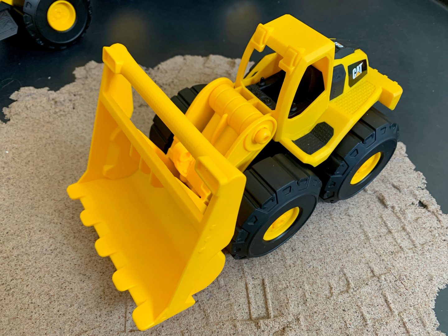 Cat construction loader sand toy