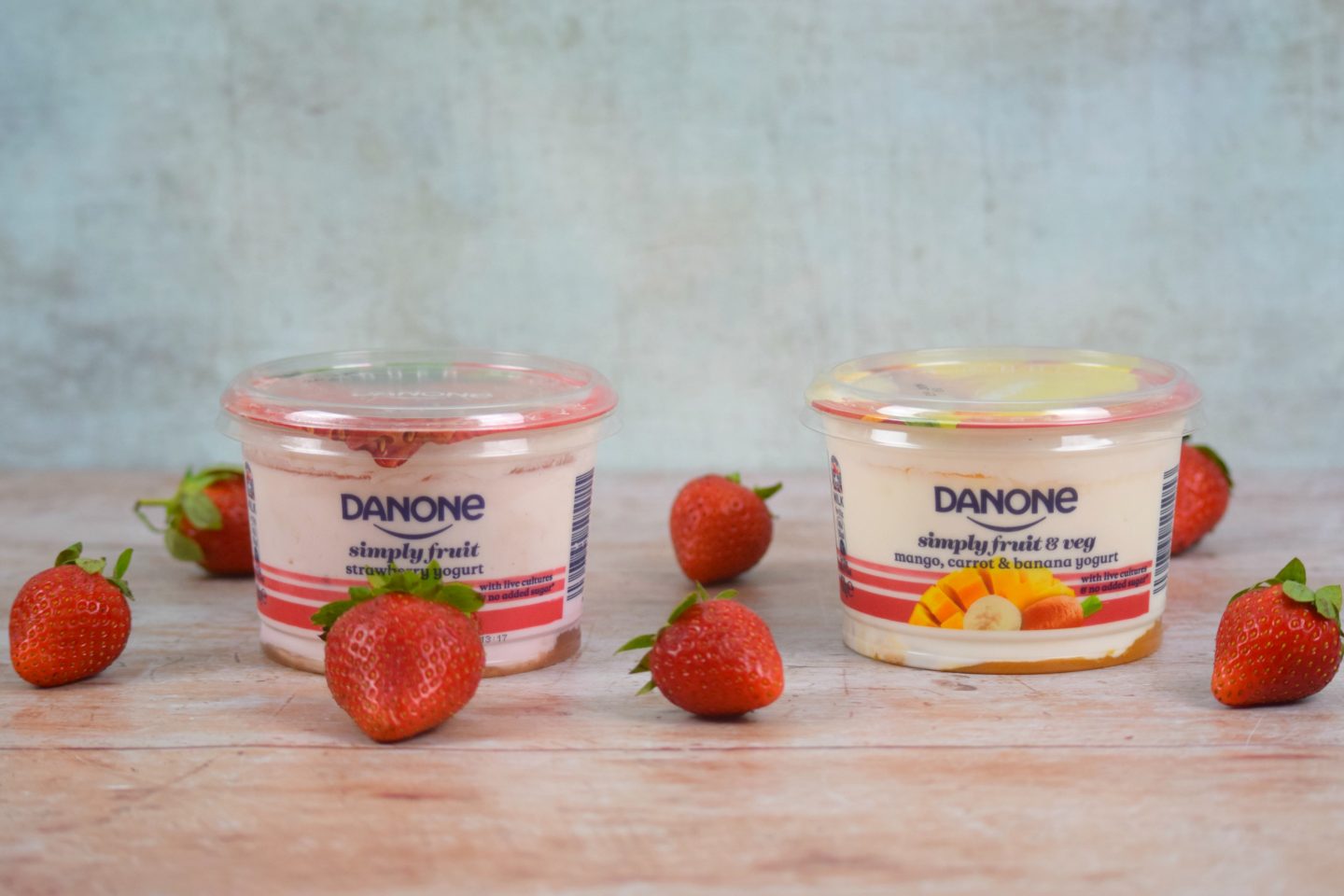 Danone yogurts