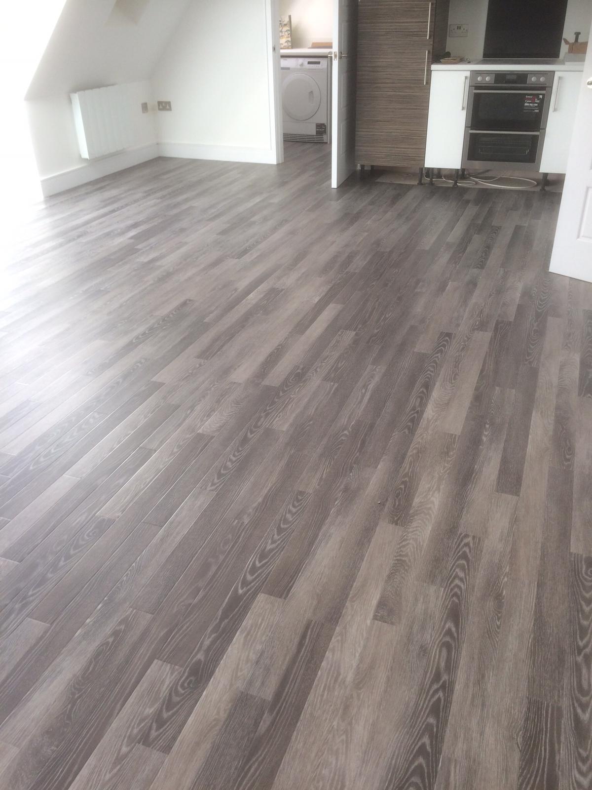 Vinyl floor in a living room