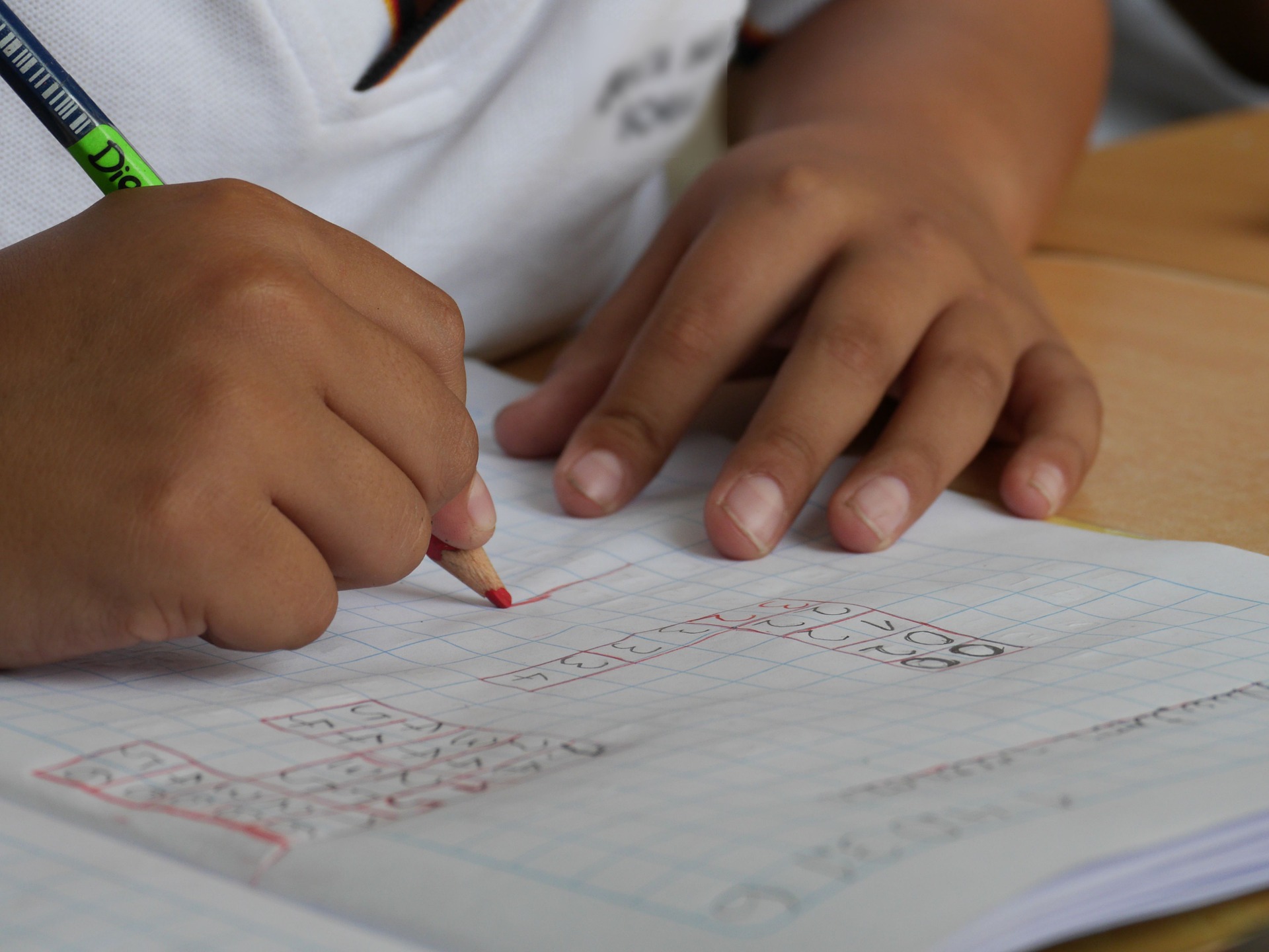 A child learning