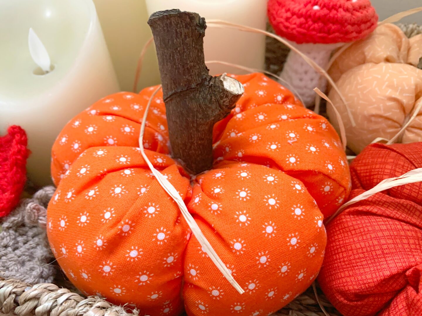 Fabric pumpkin