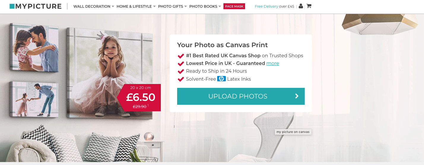 a screenshot of the My Picture website showing how to make an online order.