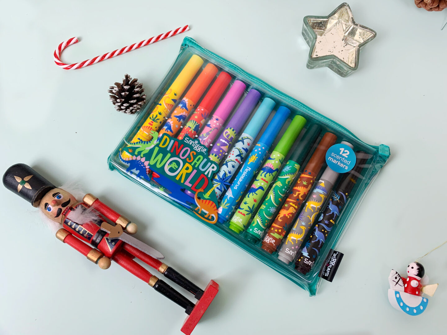 Smiggle scented dinosaur markers
