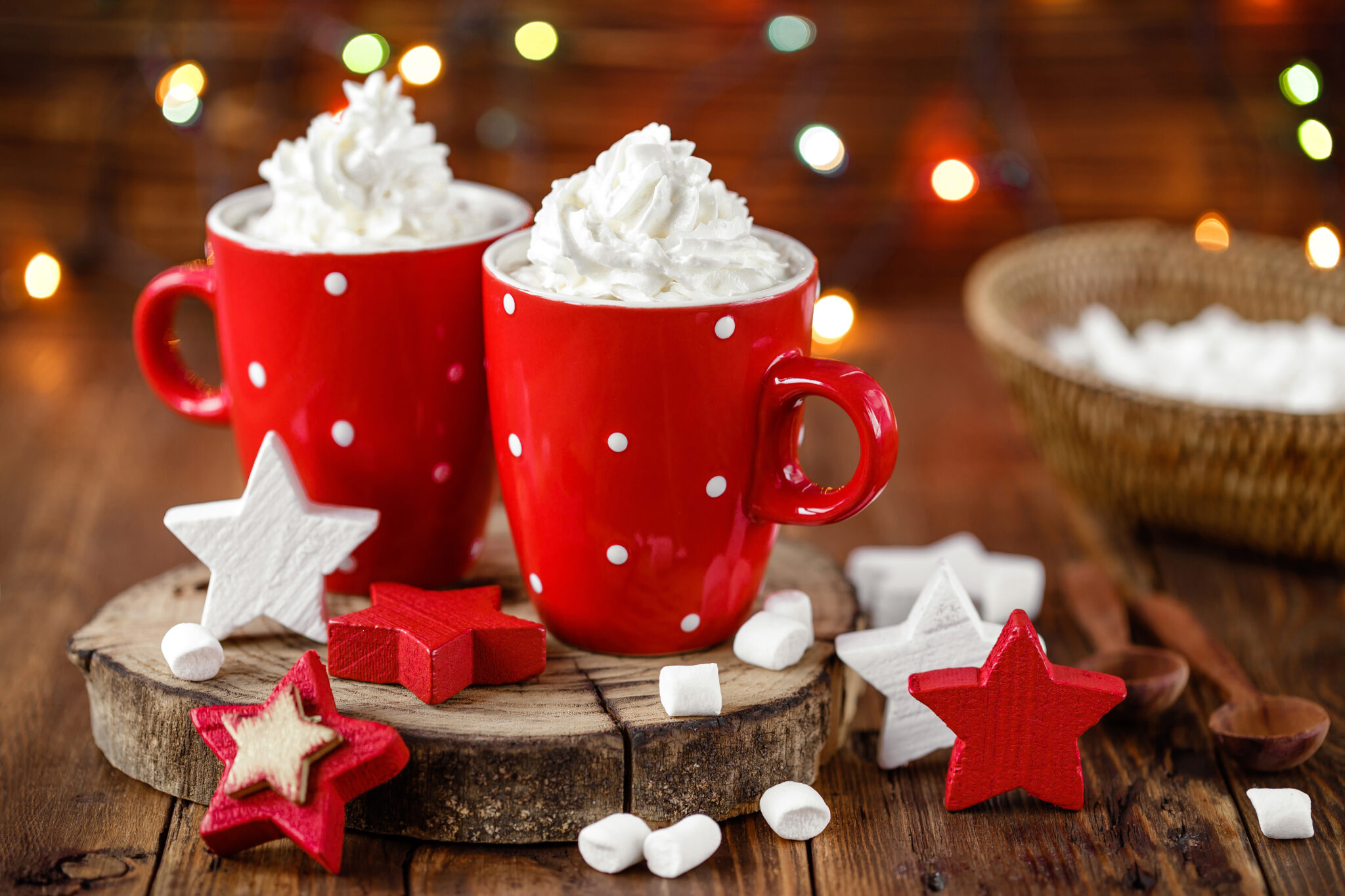christmas hot chocolates