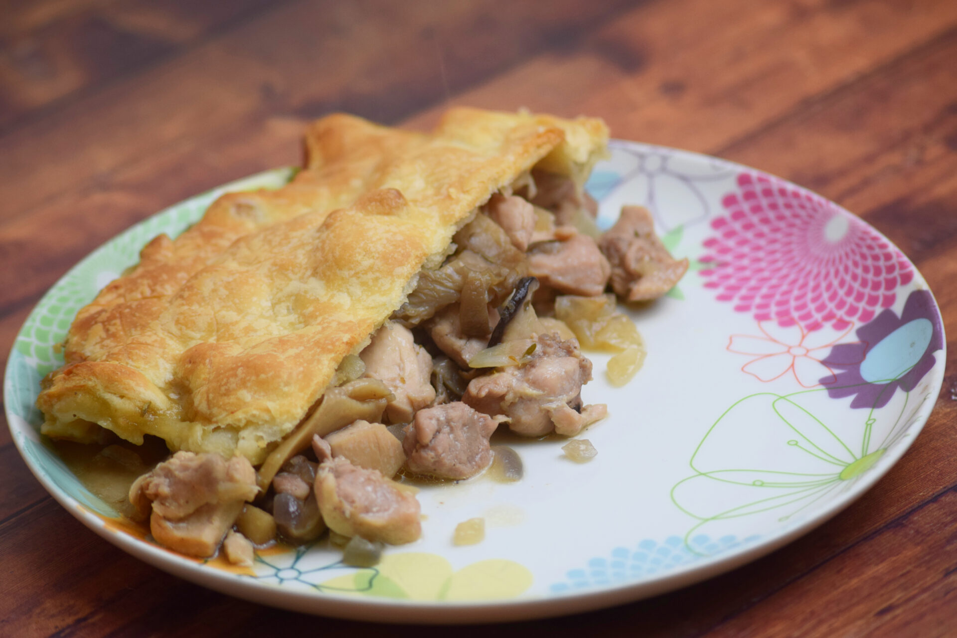 Puff Pie Easy Chicken And Mushroom Pie With Puff Pastry - Sticky Mud & Belly Laughs