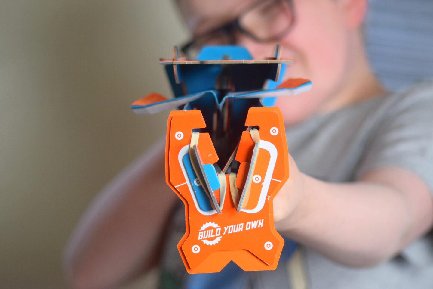 Build your own plane launcher front view