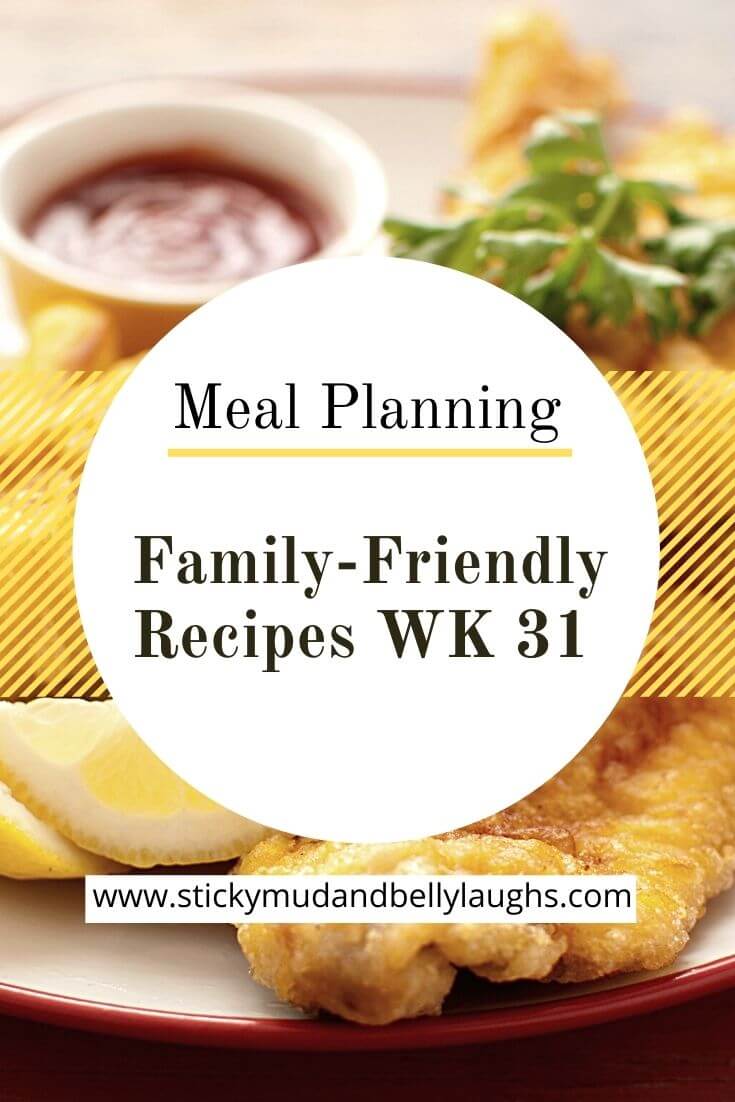 Get inspiration from our delicious weekly meal plans. Lots of family dinners to enjoy! #mealplan #familydinners #frugalrecipes #stickymudandbellylaughs