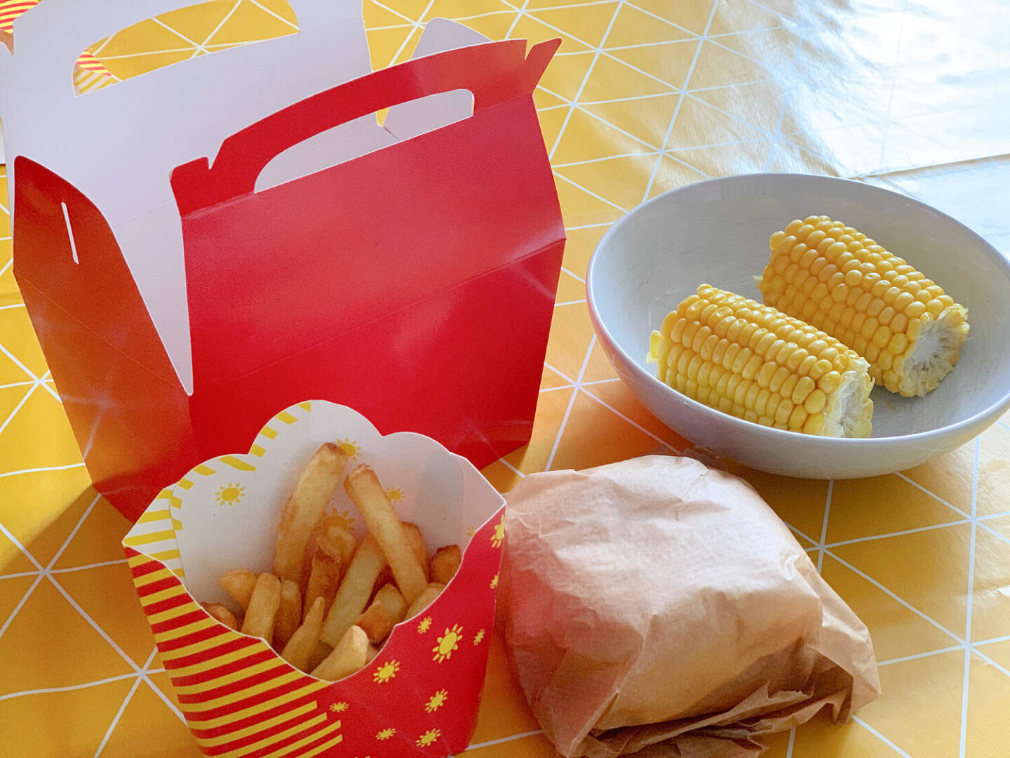 A KFC fakeaway that I made for the kids