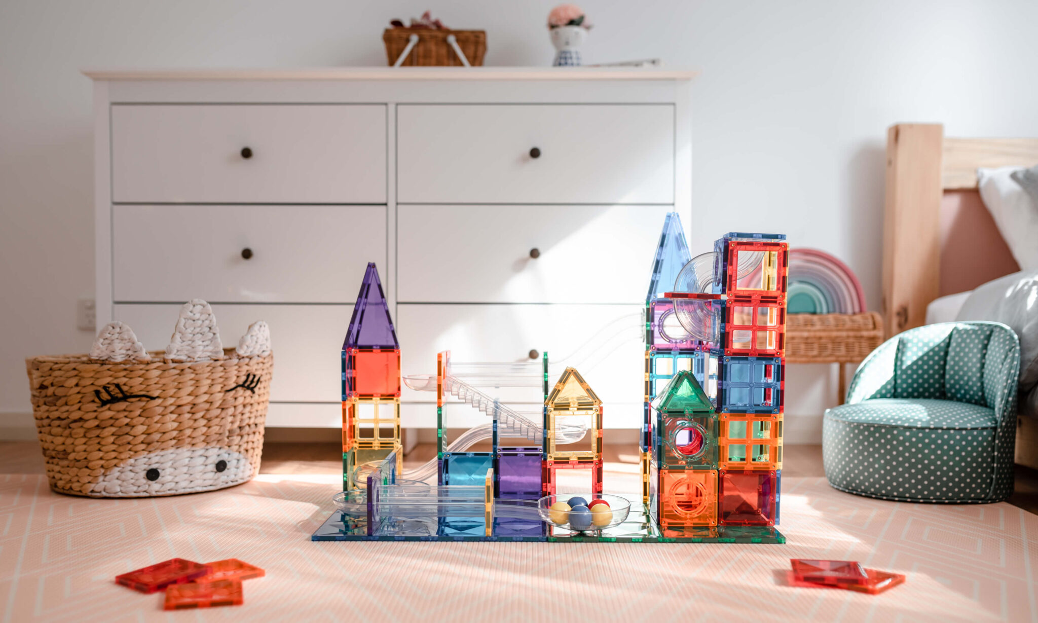 Win A Connetix Magnetic Tiles 92-Piece Ball Run