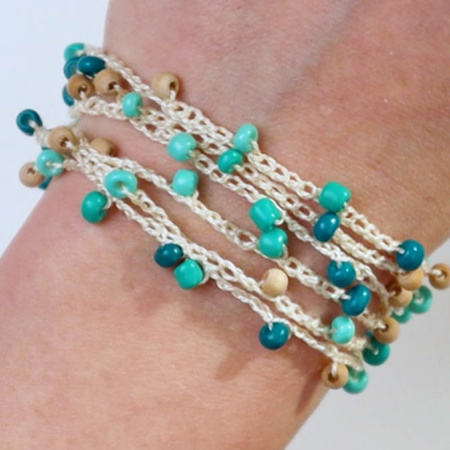 Image for Easy Beaded Crochet Necklace (Free Pattern & Video Tutorial!)