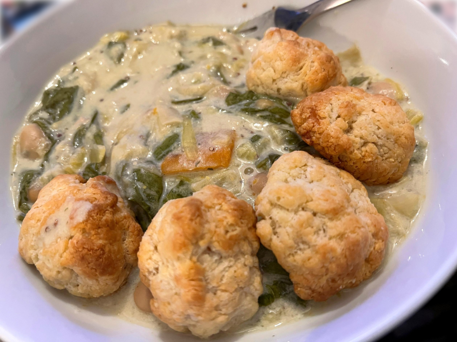 Slow Cooker Vegetable Stew With Cheesy Dumplings