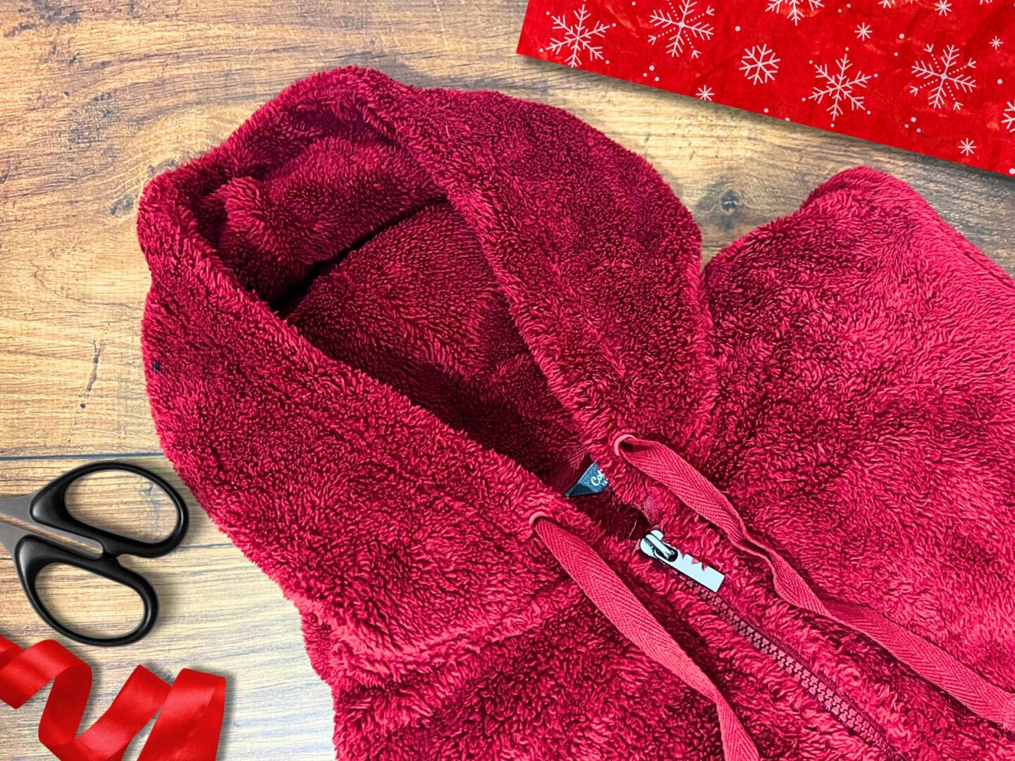 Fleece zip up top