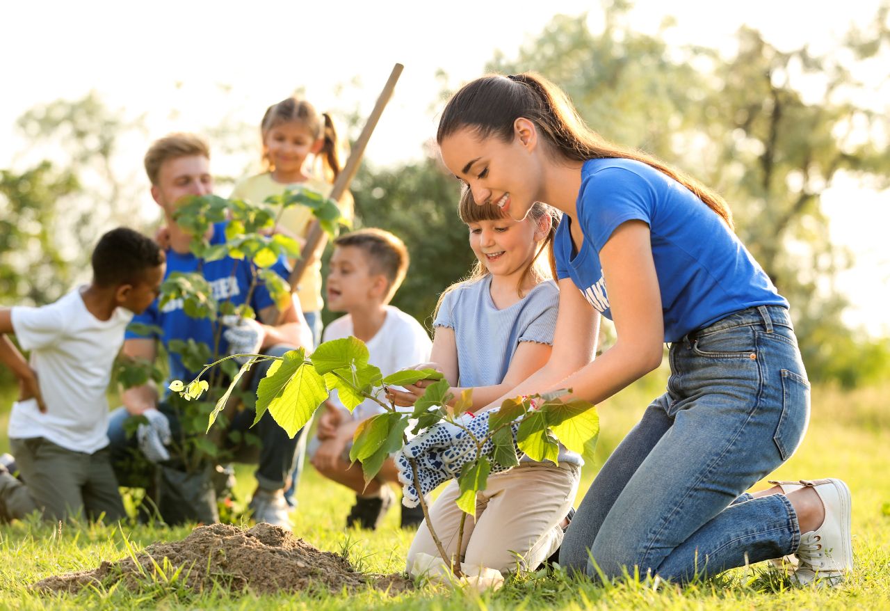 Kids gardening