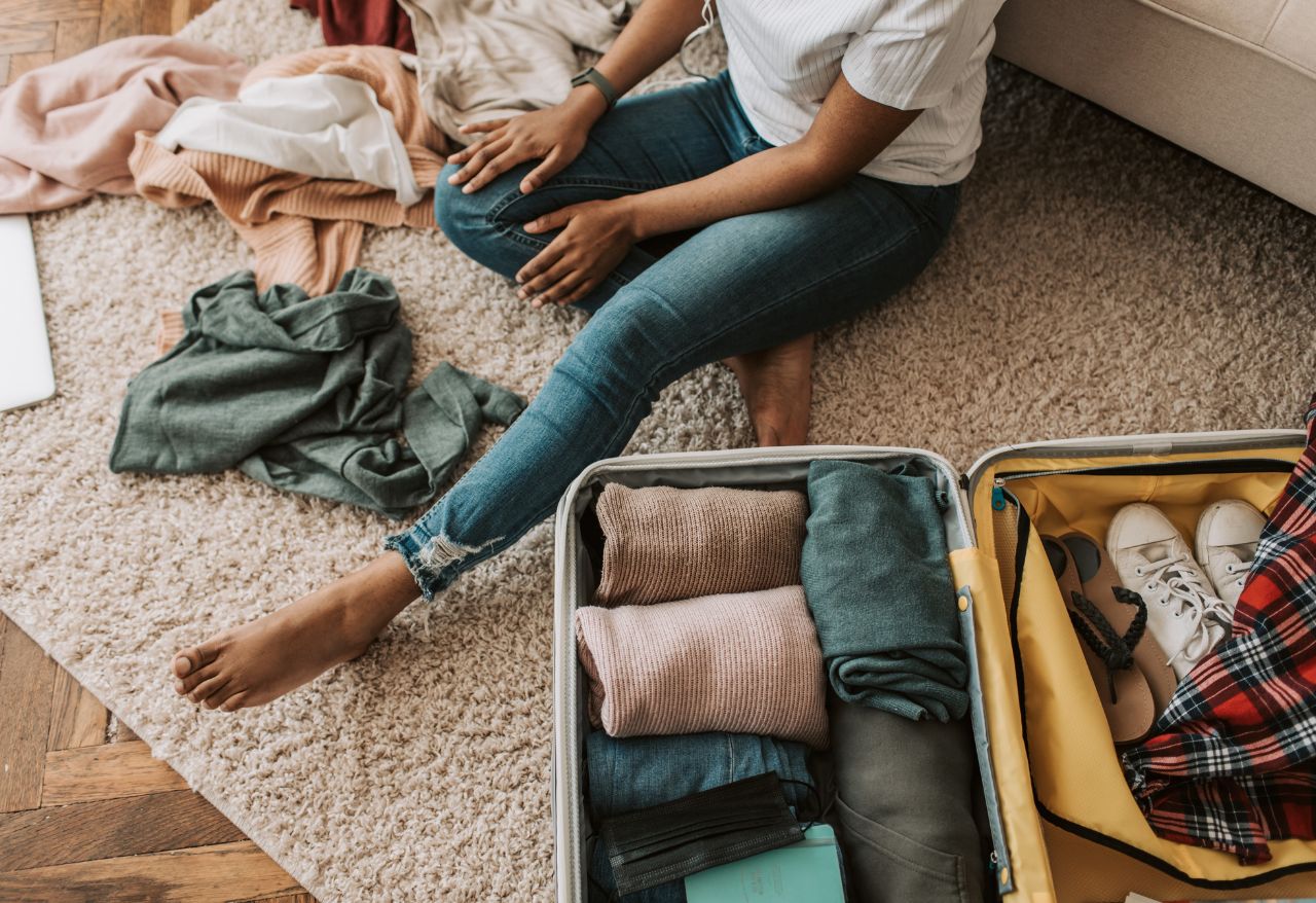 Packing clothes
