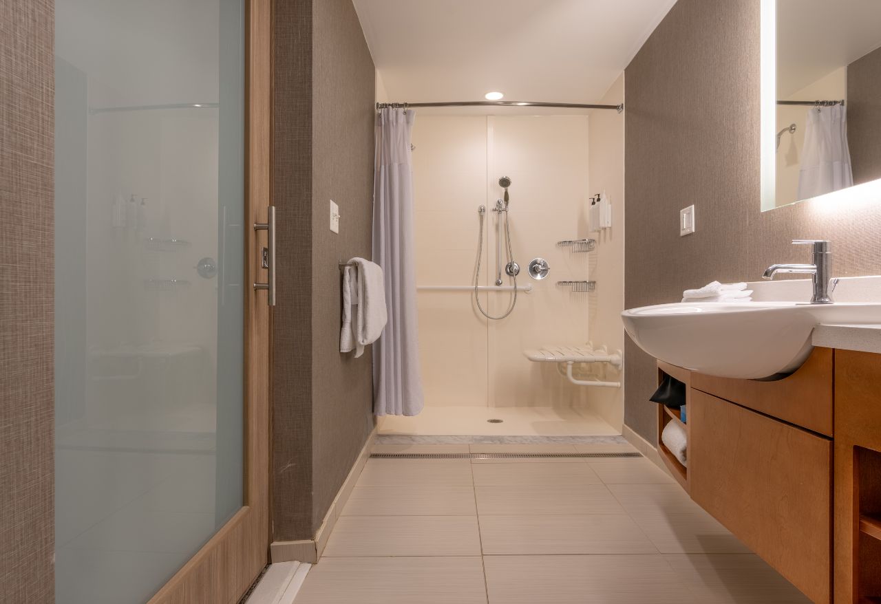 Walk in shower