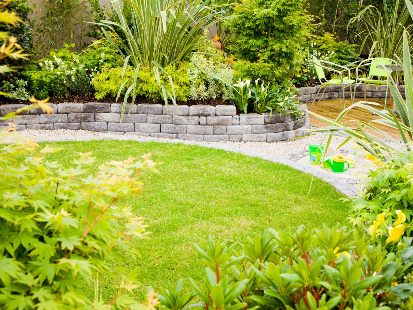 Landscaped garden