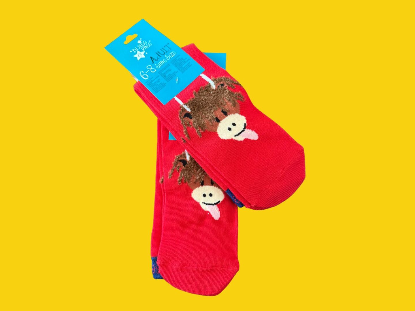 Blade and Rose Matching Hamish Cow Socks