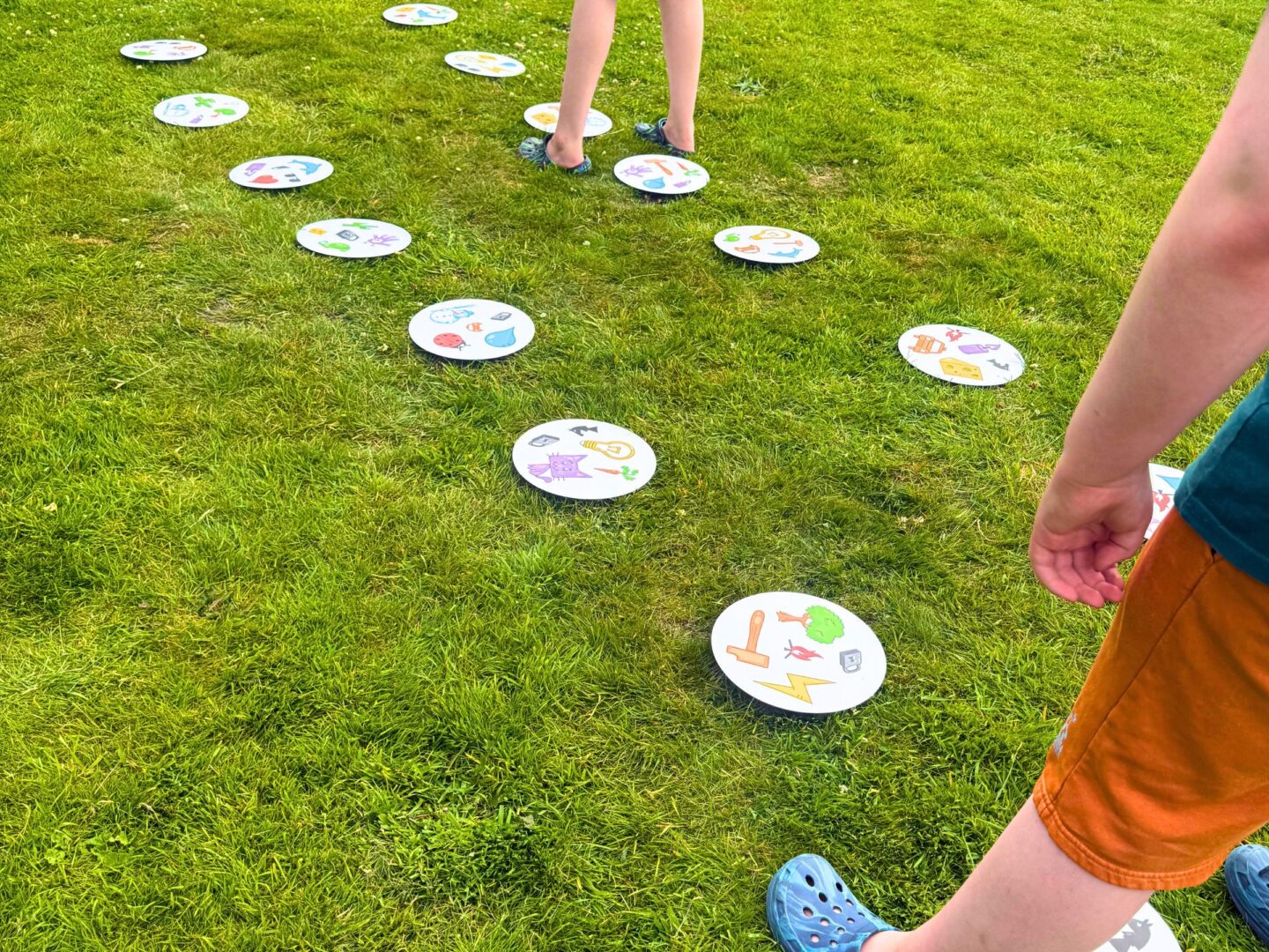 Outdoor toys. This giant Dobble card game is a fun matching game for all ages!