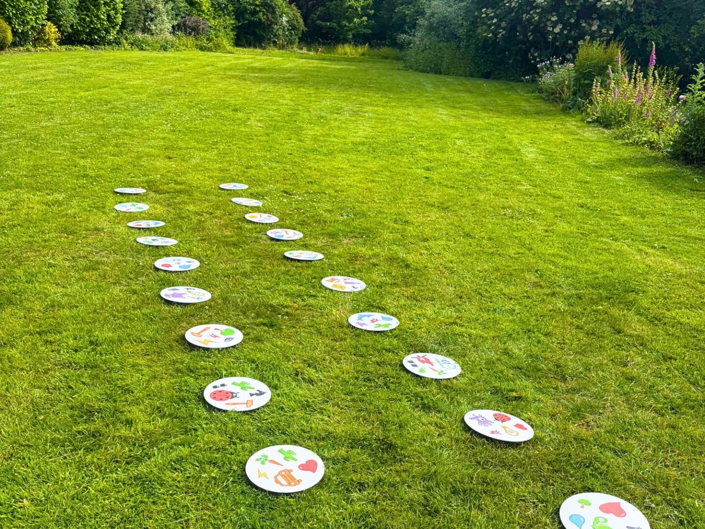 Giant Dobble outdoor game