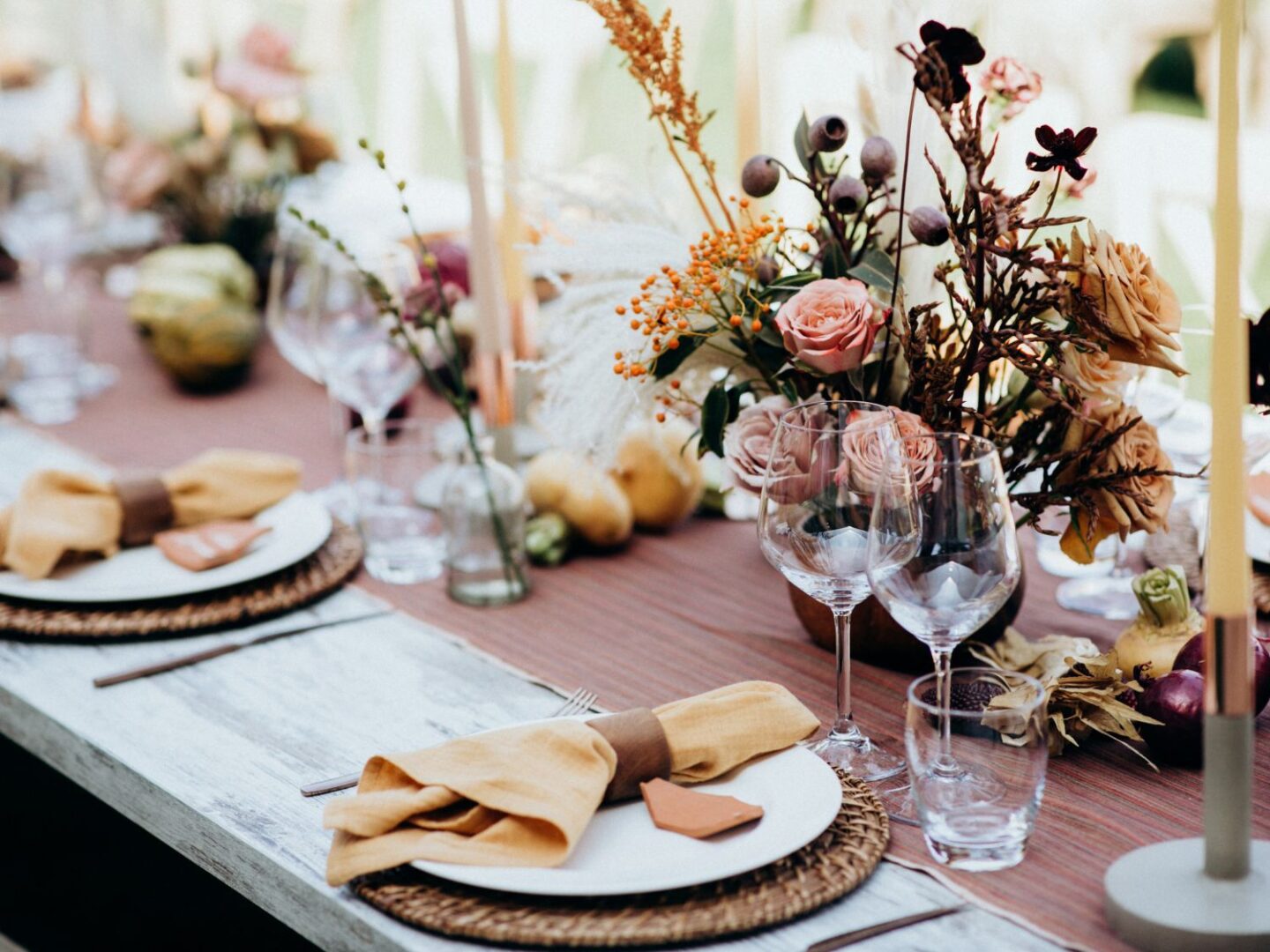 Rustic wedding decorations