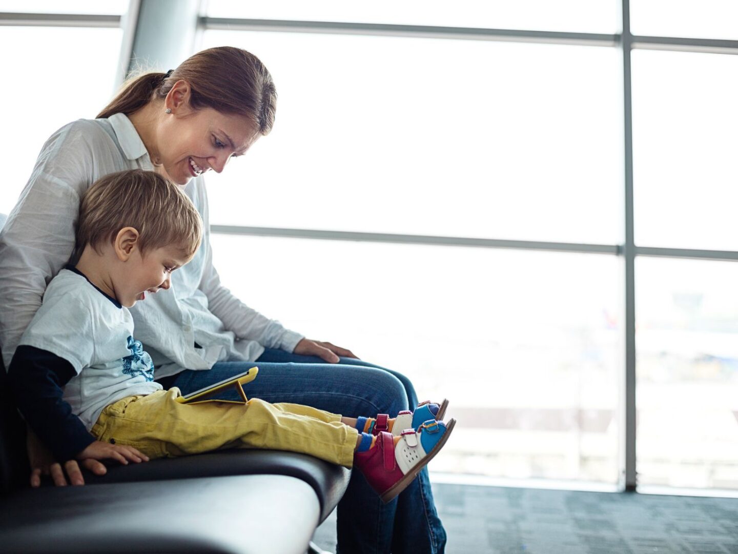Screen time airport
