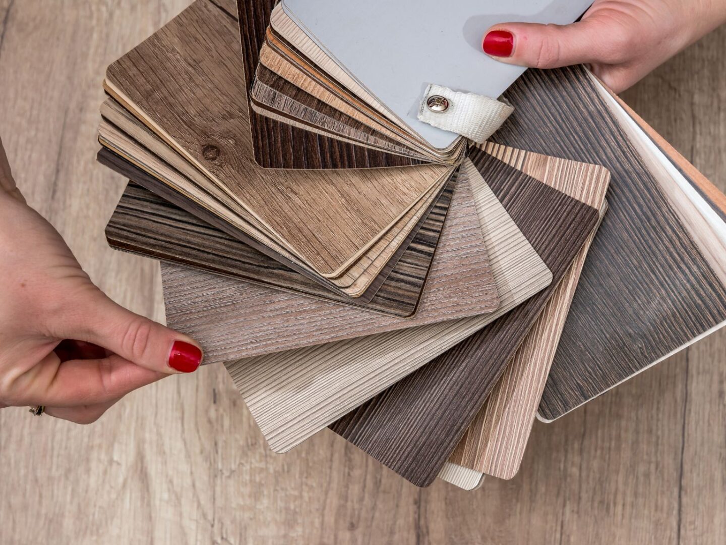 Vinyl tiles samples