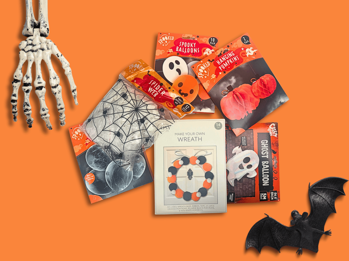 Poundland Halloween decorations 1