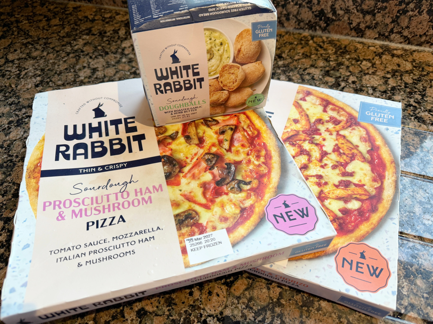 White rabbit pizzas