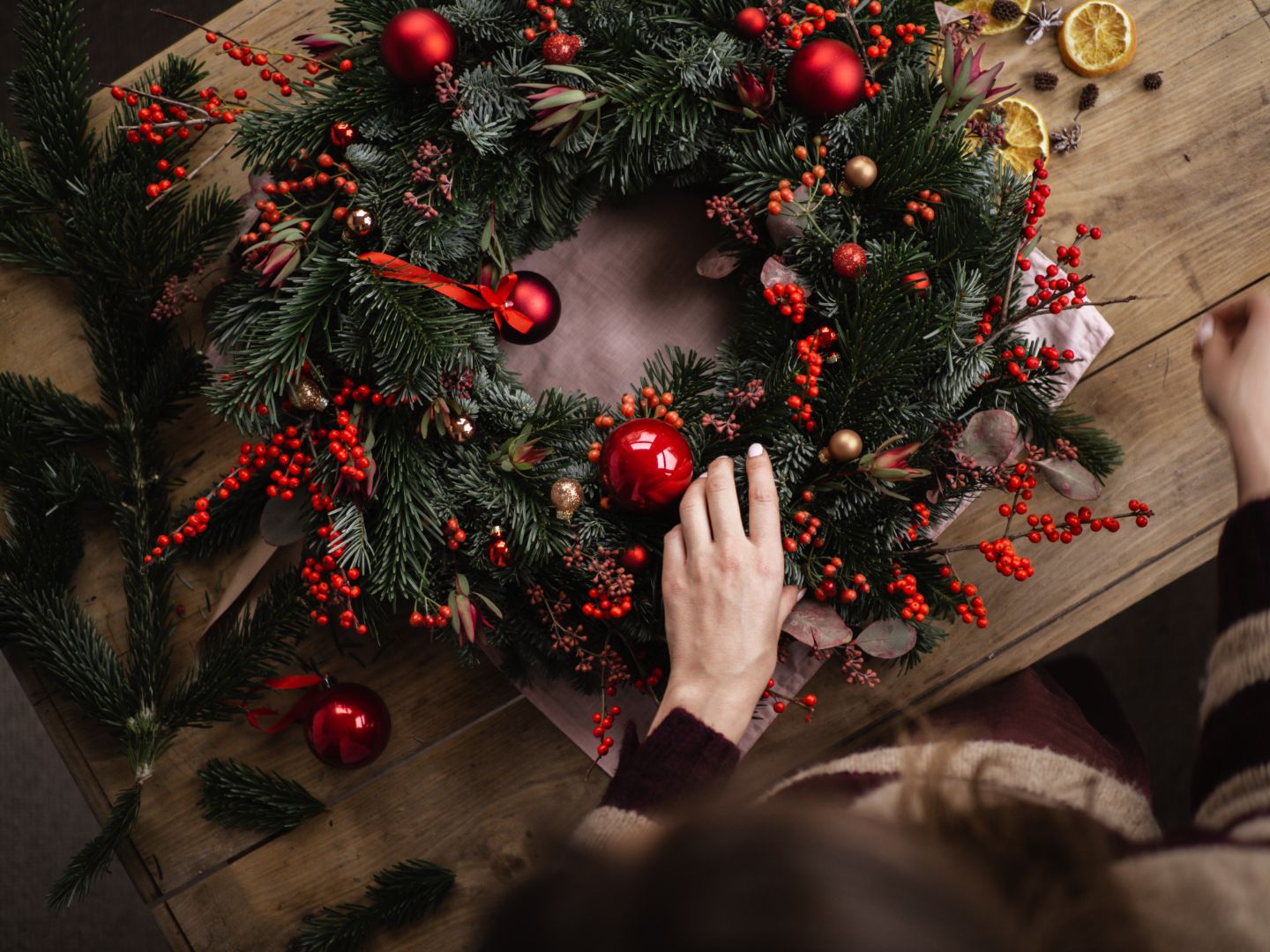 Wreath making 1