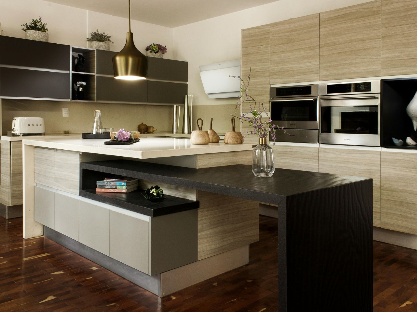 Modern kitchen cupboards