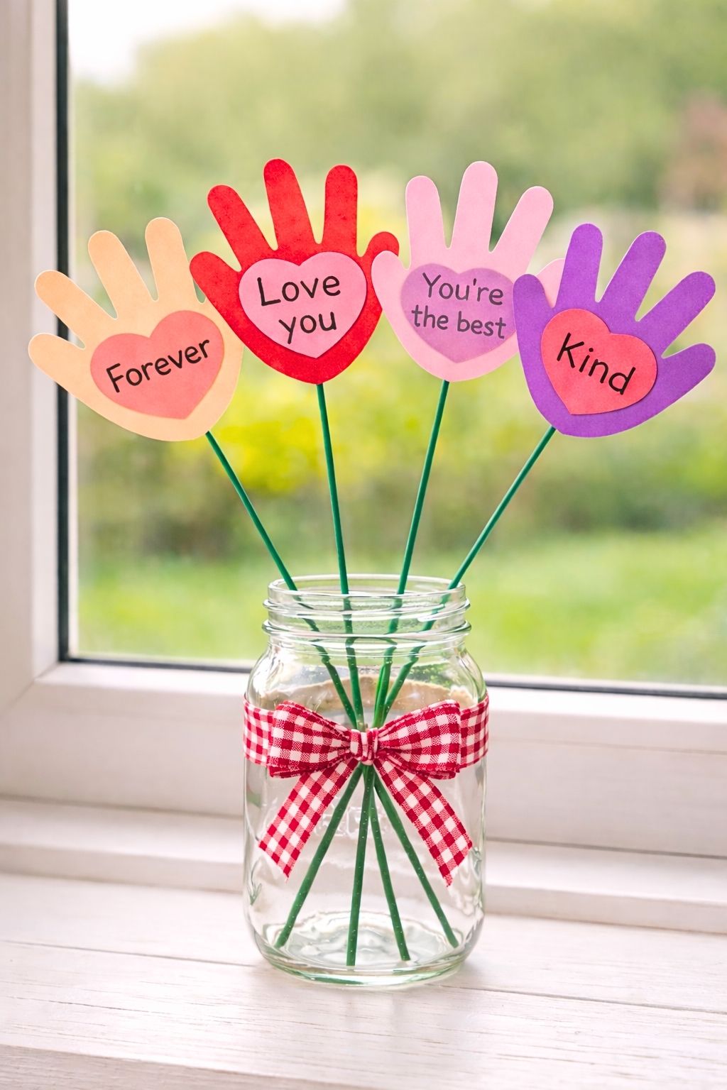 Finished hand bouquet craft