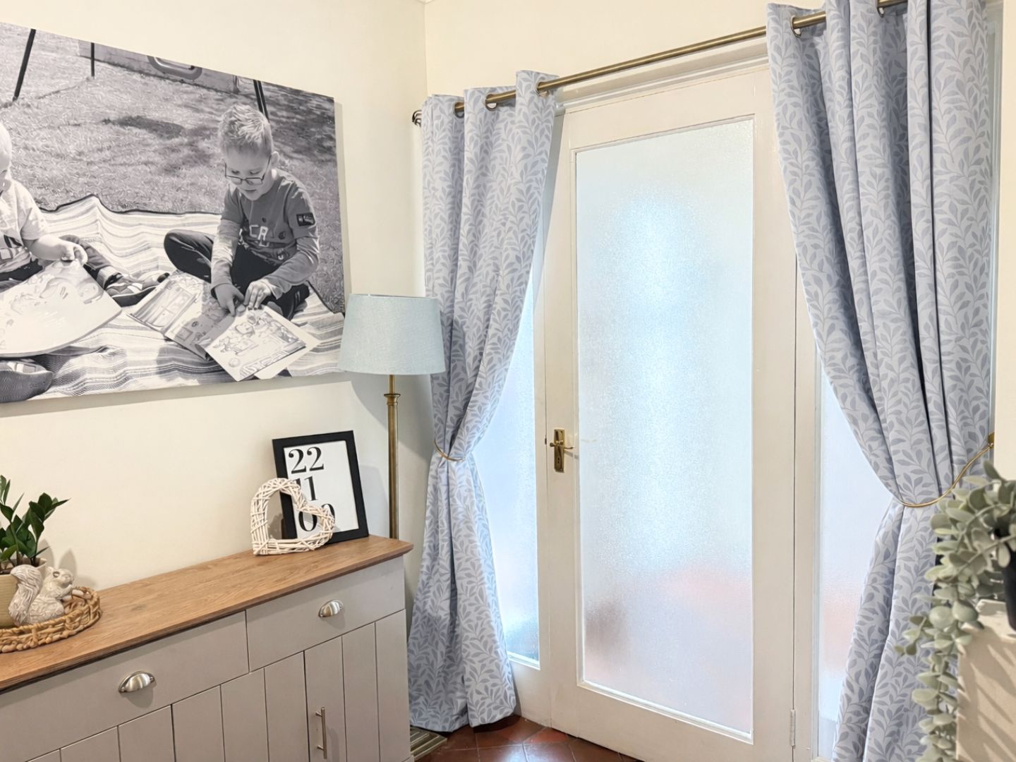 Hallway Refresh: Door Curtains Don&rsquo;t Have to Be Boring