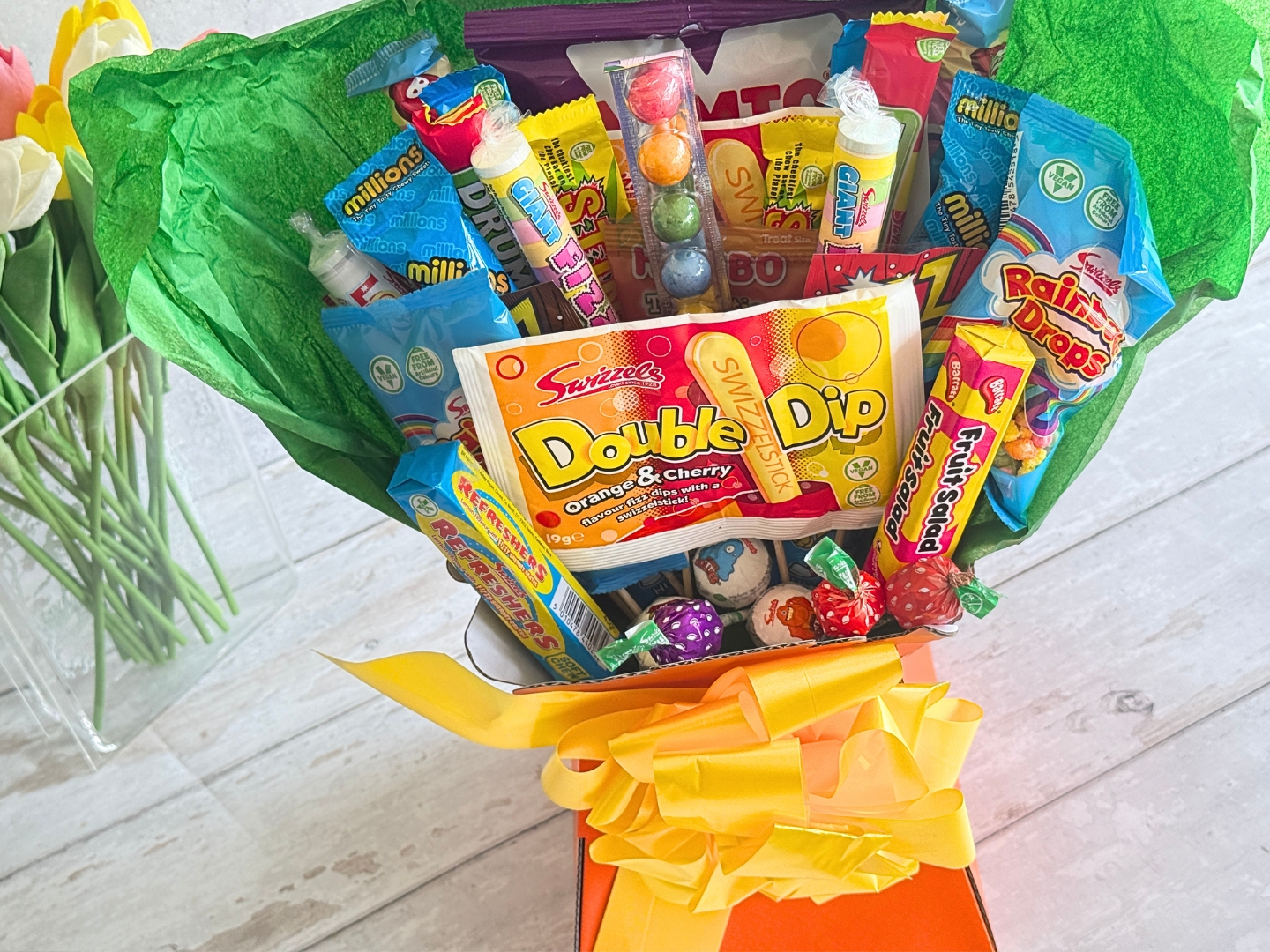 Retro sweets bouquet