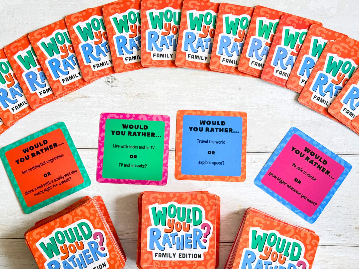 Would you rather card game family edition