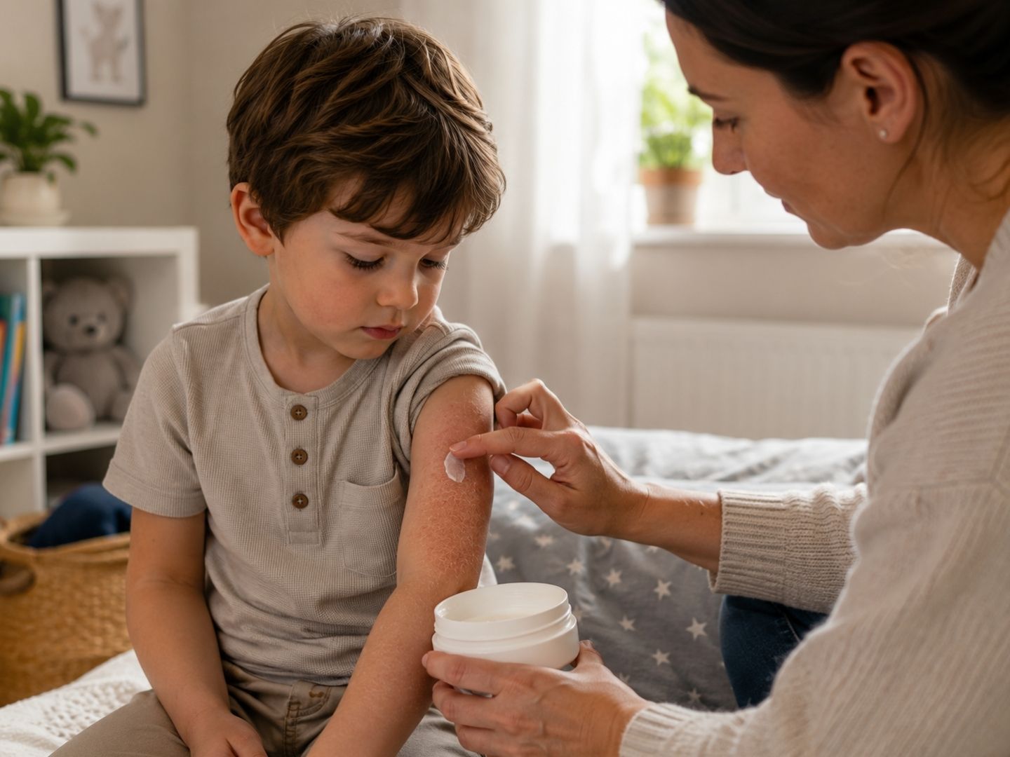 How to Raise a Child Prone to Eczema