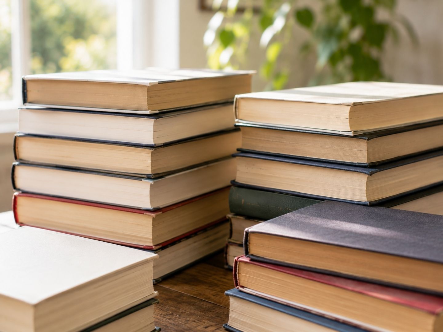 Books close up