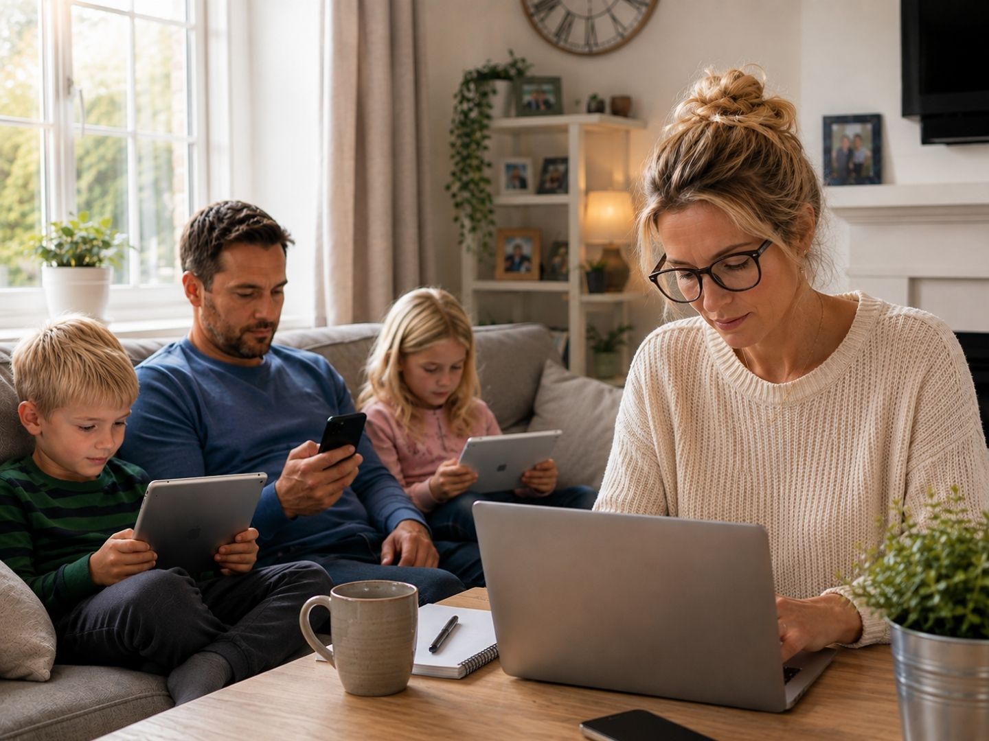 How Screen Time Affects the Whole Family’s Eyes