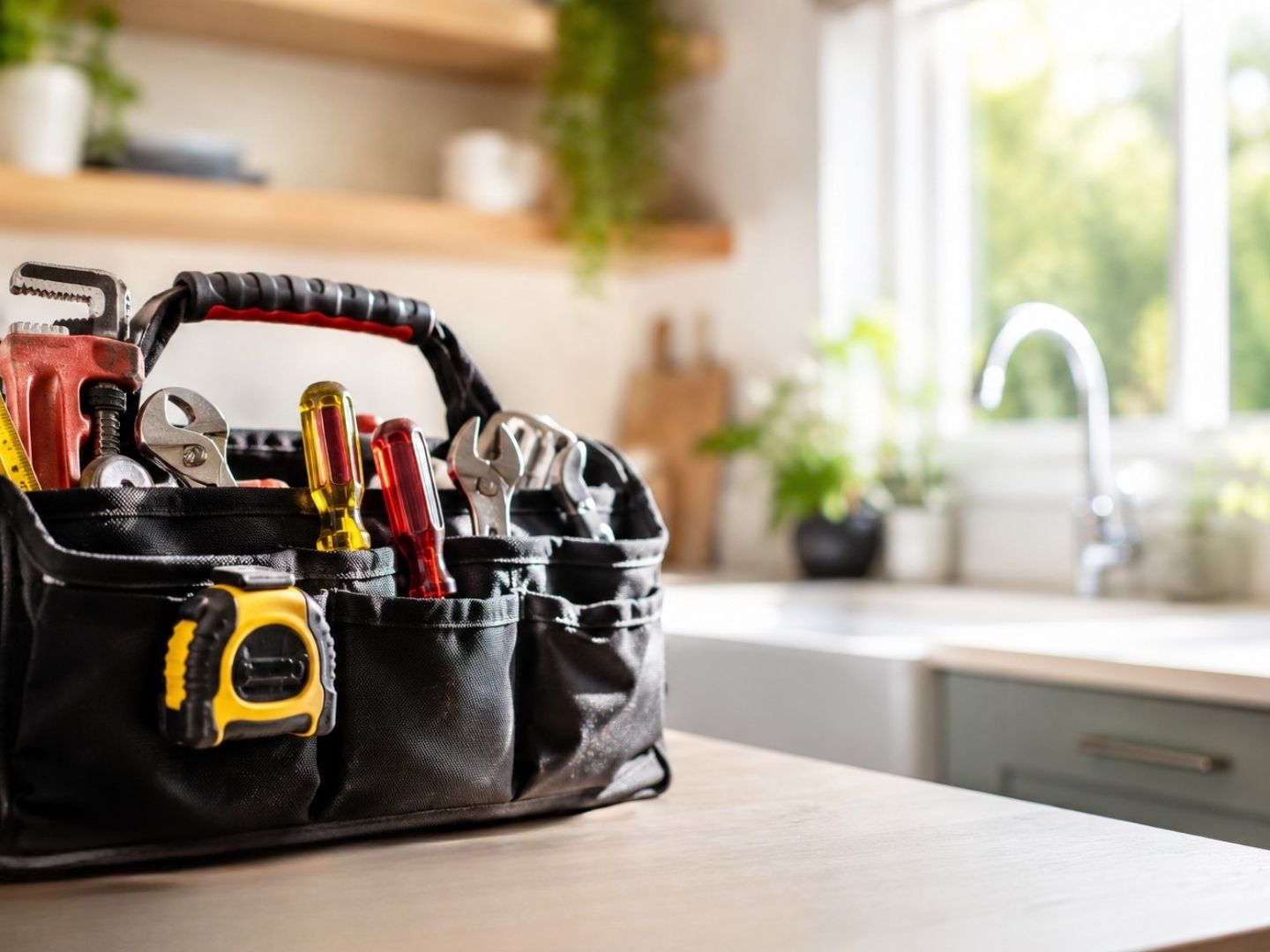 Homeowner hiring a professional to help with home improvement work.